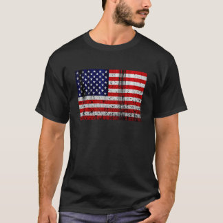 Amerikaanse vlag voor mannen Kinder jongen van Ame T-shirt