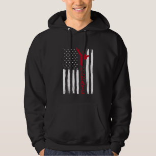 Amerikaanse vlag voor oorlogswapens hoodie