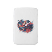 Amerikaanse vlag voor paarden badmat (Voorkant Verticaal)