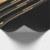 Amerikaanse vlag voor poolspeler cadeaupapier (Hoek)