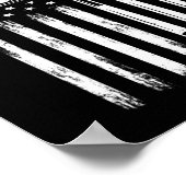 Amerikaanse vlag voor poolspeler poster (Hoek)