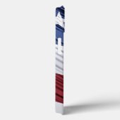 Amerikaanse vlag voor rode, witte en blauwe Amerik Case-Mate iPhone Case (Achterkant / Rechts)