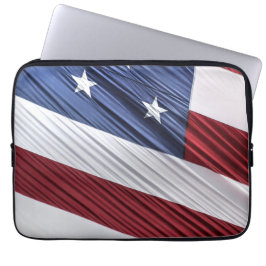 Amerikaanse vlag voor rode, witte en blauwe Amerik Laptop Sleeve