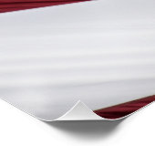 Amerikaanse vlag voor rode, witte en blauwe Amerik Perfect Poster (Hoek)