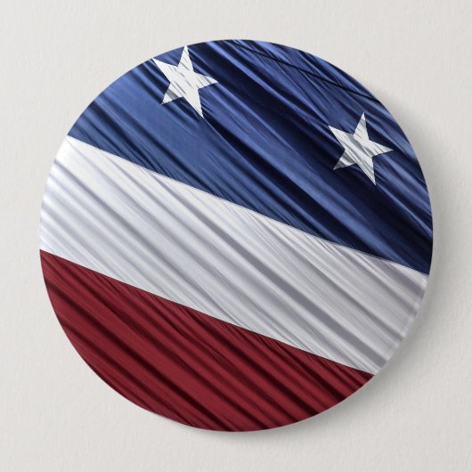 Amerikaanse vlag voor rode, witte en blauwe Amerik Ronde Button 4,0 Cm (Voorkant)