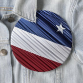 Amerikaanse vlag voor rode, witte en blauwe Amerik Ronde Button 6,0 Cm (In situ)