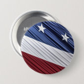 Amerikaanse vlag voor rode, witte en blauwe Amerik Ronde Button 7,6 Cm (Voorkant /achterkant)