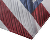 Amerikaanse vlag voor rode, witte en blauwe Amerik Snijplank (Hoek)