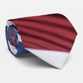 Amerikaanse vlag voor rode, witte en blauwe Amerik Stropdas (Opgerold)
