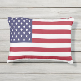 Amerikaanse vlag voor sterren en bars buitenkussen