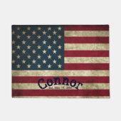 Amerikaanse vlag voor sterren en strips deurmat (Voorkant)