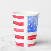 Amerikaanse vlag voor sterren en strips papieren bekers (Rechts)