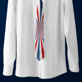 Amerikaanse vlag voor sterren en strips stropdas