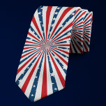 Amerikaanse vlag voor sterren en strips stropdas<br><div class="desc">Stars en Stripes American Flag Pattern Stropdas. Het moderne rode witte en blauwe patriottische stropdas van de verenigde staten voor mannen. Ideaal voor Onafhankelijkheidsdag / 4 juli.</div>