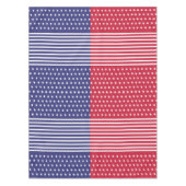 Amerikaanse vlag voor sterren en strips tafelkleed (Voorkant)