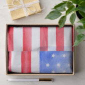 Amerikaanse vlag voor sterren en strips tissuepapier (Geschenk)