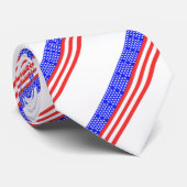 Amerikaanse vlag voor strepen stropdas (Opgerold)