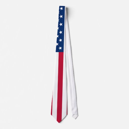 Amerikaanse vlag voor Stropdas (Voorkant)