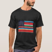 Amerikaanse vlag voor tapeband t-shirt (Voorkant)
