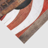 Amerikaanse vlag voor vrachtwagen tissuepapier (Detail)