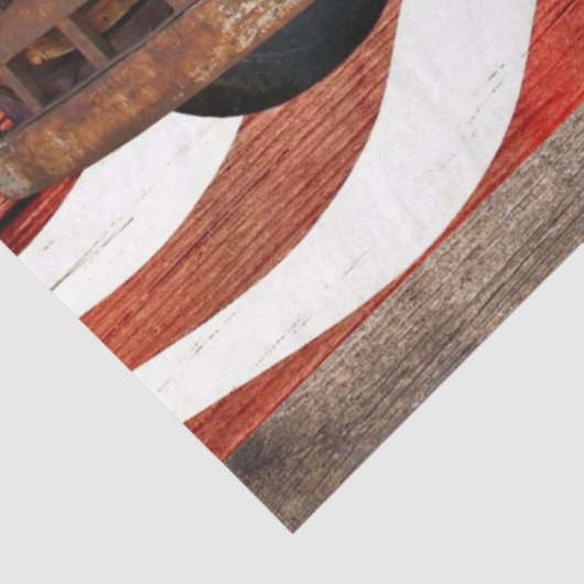 Amerikaanse vlag voor vrachtwagen tissuepapier (Detail)