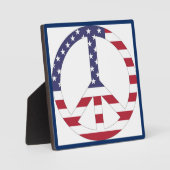 AMERIKAANSE VLAG VREDESZIJDE FOTOPLAAT (Voorkant)