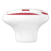 AMERIKAANSE VLAG VREDESZIJDE KERAMISCHE KNOP (Zijkant)