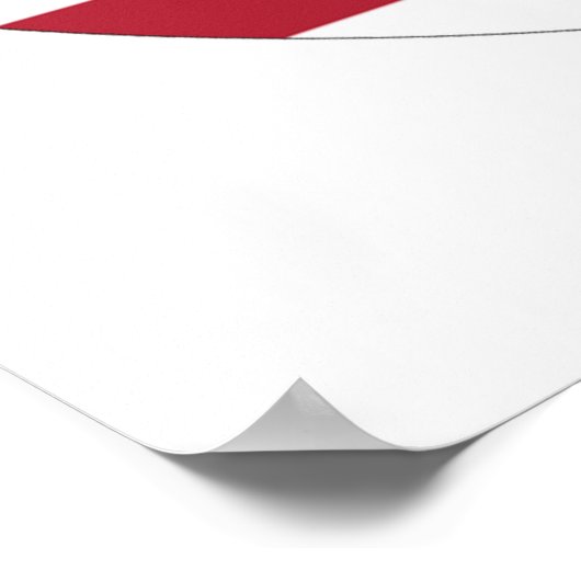 AMERIKAANSE VLAG VREDESZIJDE POSTER (Hoek)