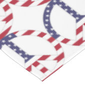 AMERIKAANSE VLAG VREDESZIJDE TAFELKLEED (Gekanteld)