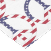 AMERIKAANSE VLAG VREDESZIJDE TAFELKLEED (Gekanteld)