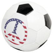 AMERIKAANSE VLAG VREDESZIJDE VOETBAL (Drie kwart)