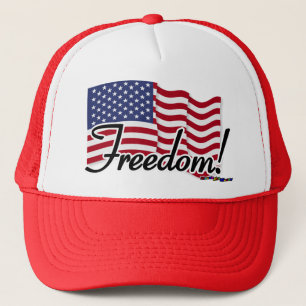 Amerikaanse vlag - vrijheid! trucker pet