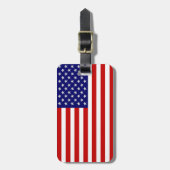 Amerikaanse vlag VS Bagagelabel (Voorkant verticaal)