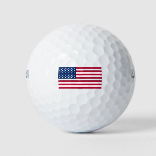 Amerikaanse vlag VS Golfballen (Voorkant)