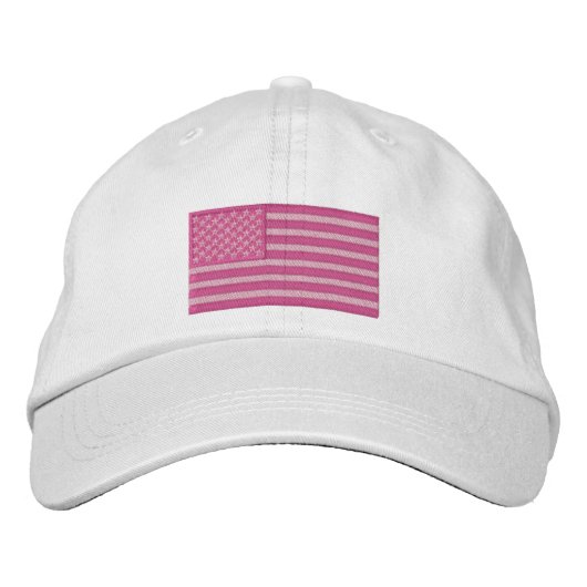 Amerikaanse Vlag VS Grote Borduurwerk Pet (Voorkant)