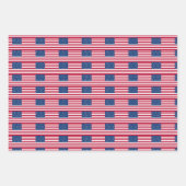 Amerikaanse vlag VS Inpakpapier Vel (Voorkant 3)