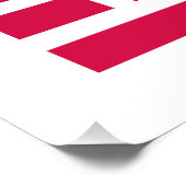 Amerikaanse vlag VS Perfect Poster (Hoek)