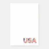Amerikaanse vlag VS Post-it® Notes (Voorkant)