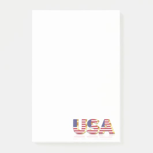 Amerikaanse vlag VS Post-it® Notes (Voorkant)