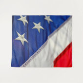 Amerikaanse vlag VS Rood Wit Blauw Wandkleed (Voorkant (horizontaal))