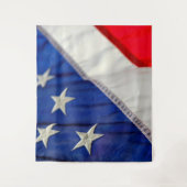 Amerikaanse vlag VS Rood Wit Blauw Wandkleed (Voorkant)
