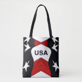 Amerikaanse vlag VS Tote Bag (Voorkant)