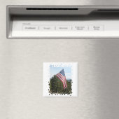 Amerikaanse vlag w/sterren magneet (Insitu (Vaatwasser))