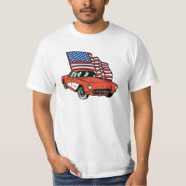 Amerikaanse vlag  waarde van de auto T-shirt