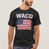 Amerikaanse vlag Waco T-shirt (Voorkant)