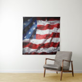 Amerikaanse vlag wandkleed (In situ)