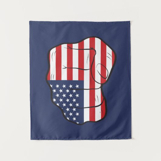 Amerikaanse vlag wandkleed (Voorkant)