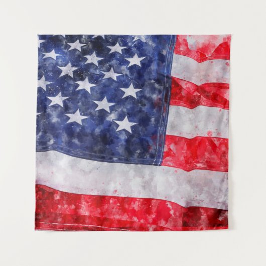 Amerikaanse vlag wandkleed (Voorkant)
