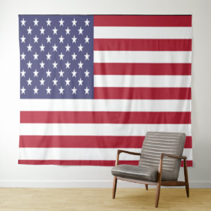 AMERIKAANSE VLAG WANDKLEED