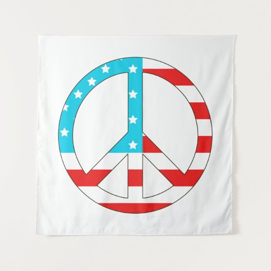 Amerikaanse vlag wandkleed (Voorkant)